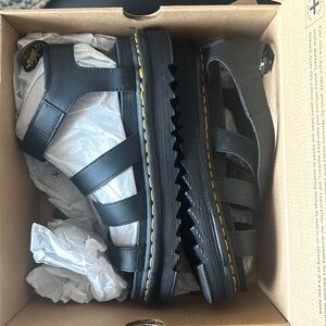 Dr. Martens Black Sandals